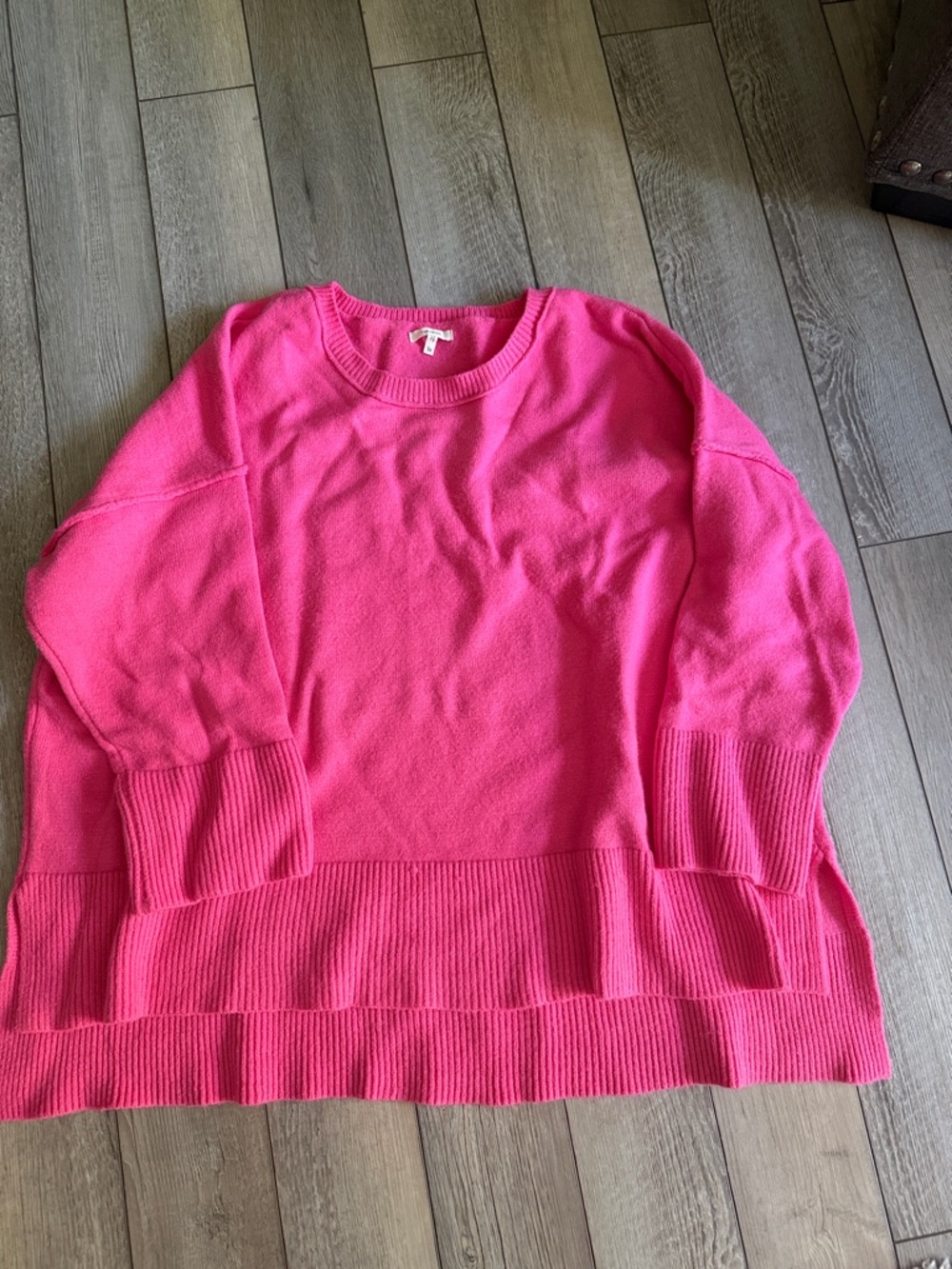 Maurices Bright Pink Crewneck Sweater